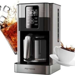 Programmable Coffee Maker with glass carafe